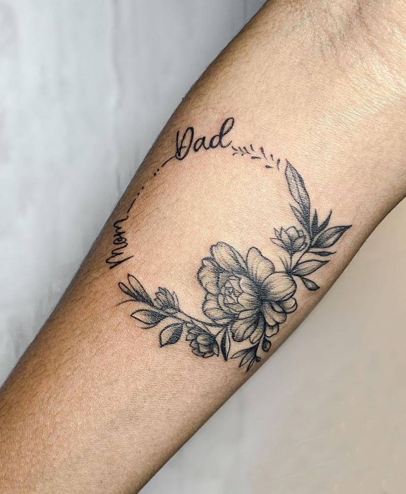 30 Great Mom Dad Tattoos For Your Inspiration