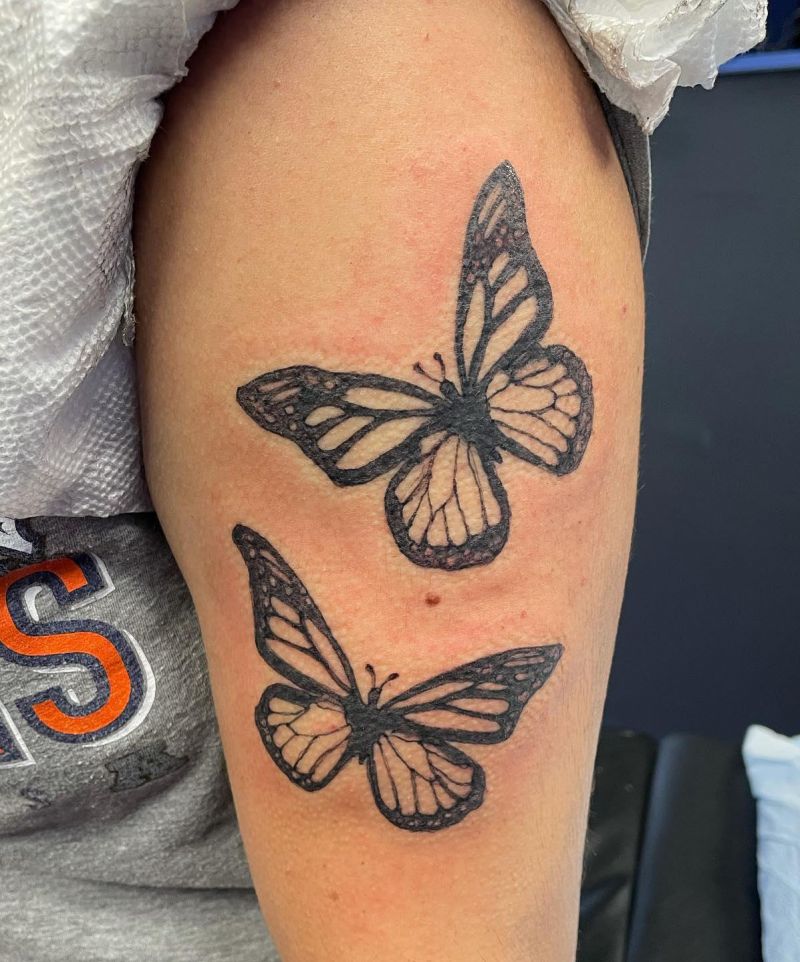 30 Pretty Monarch Butterfly Tattoos for Your Next Ink