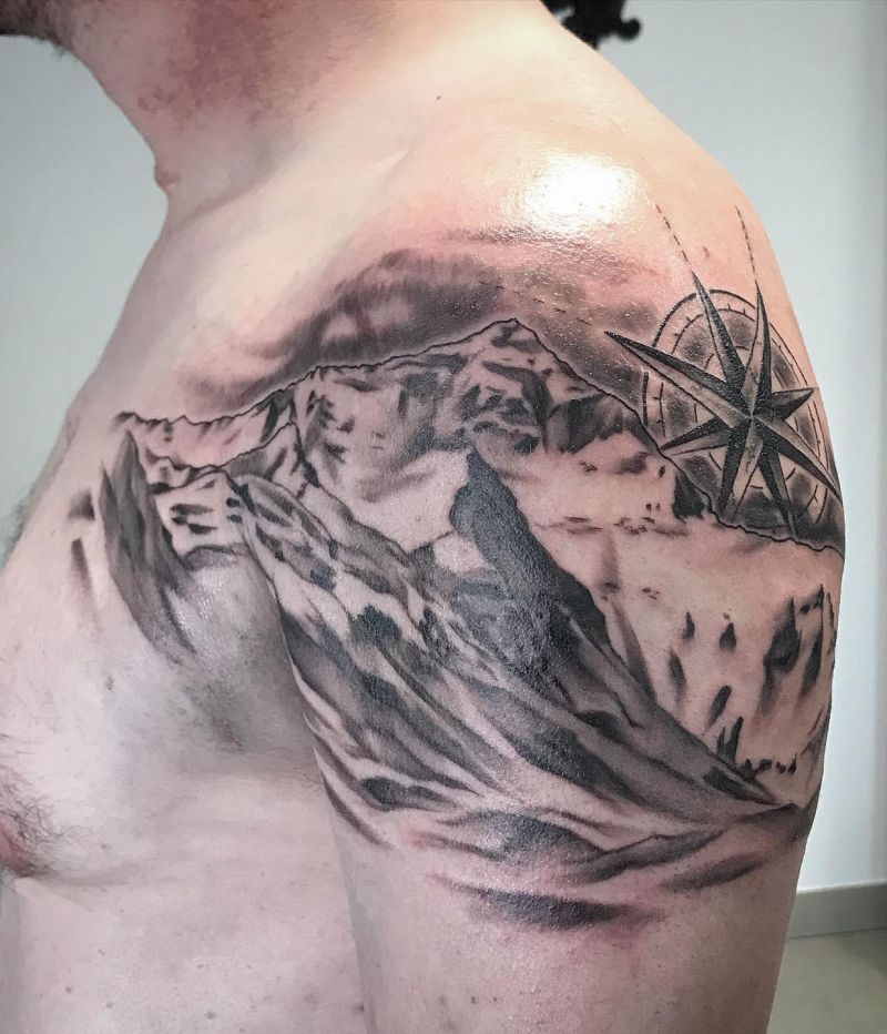 30 Awesome Mount Everest Tattoos For Your Next Ink