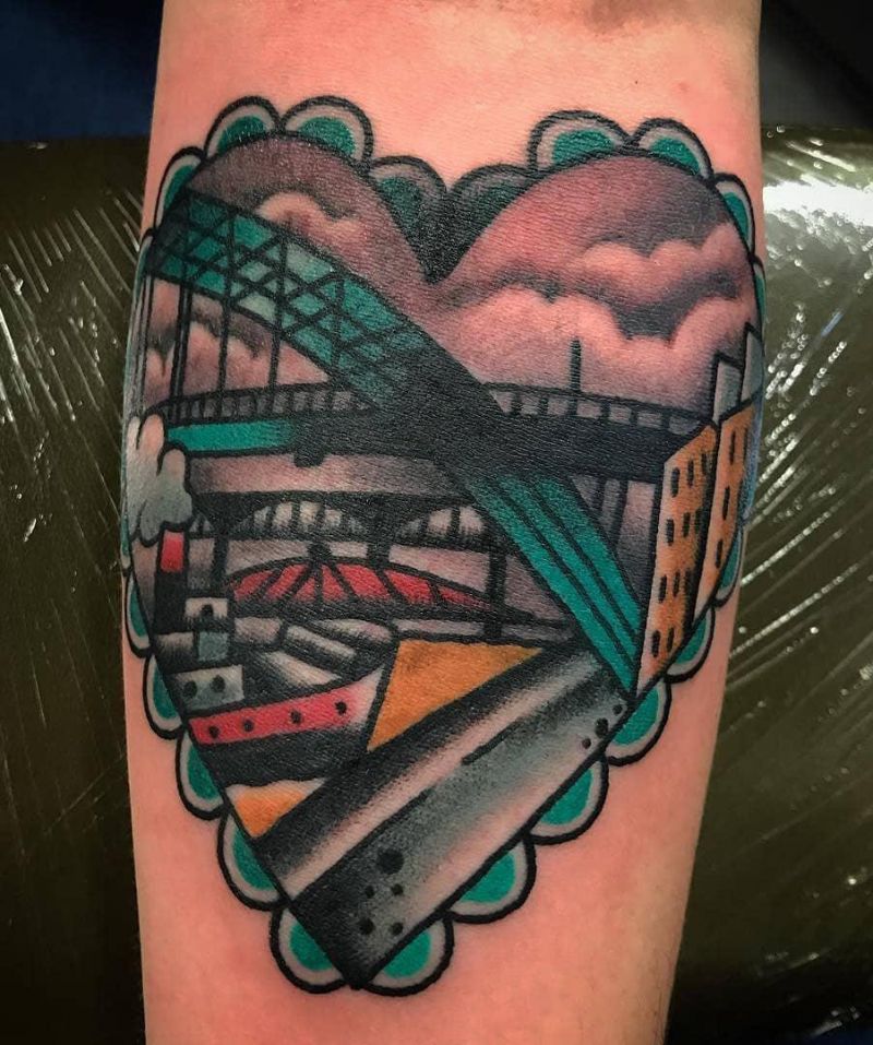 15 Awesome Tyne Bridge Tattoos You Will Love