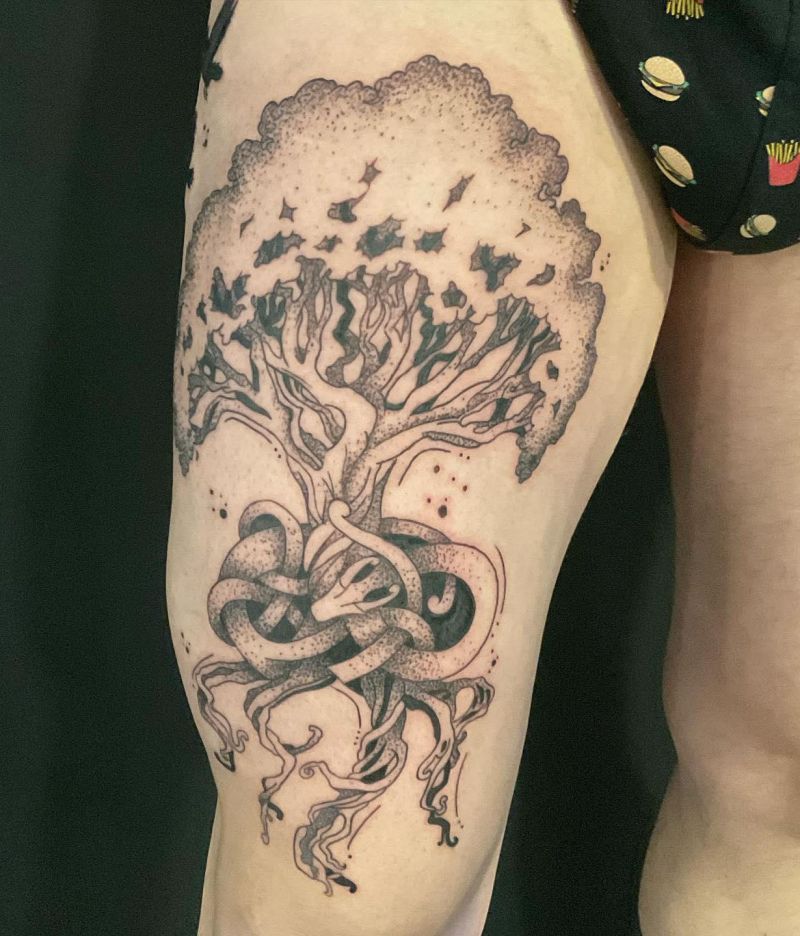 30 Awesome Yggdrasil Tattoos You Will Love