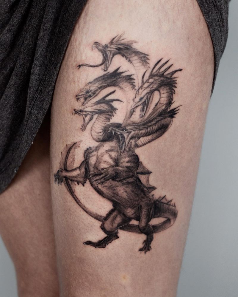 30 Awesome Hydra Tattoos You Can Copy