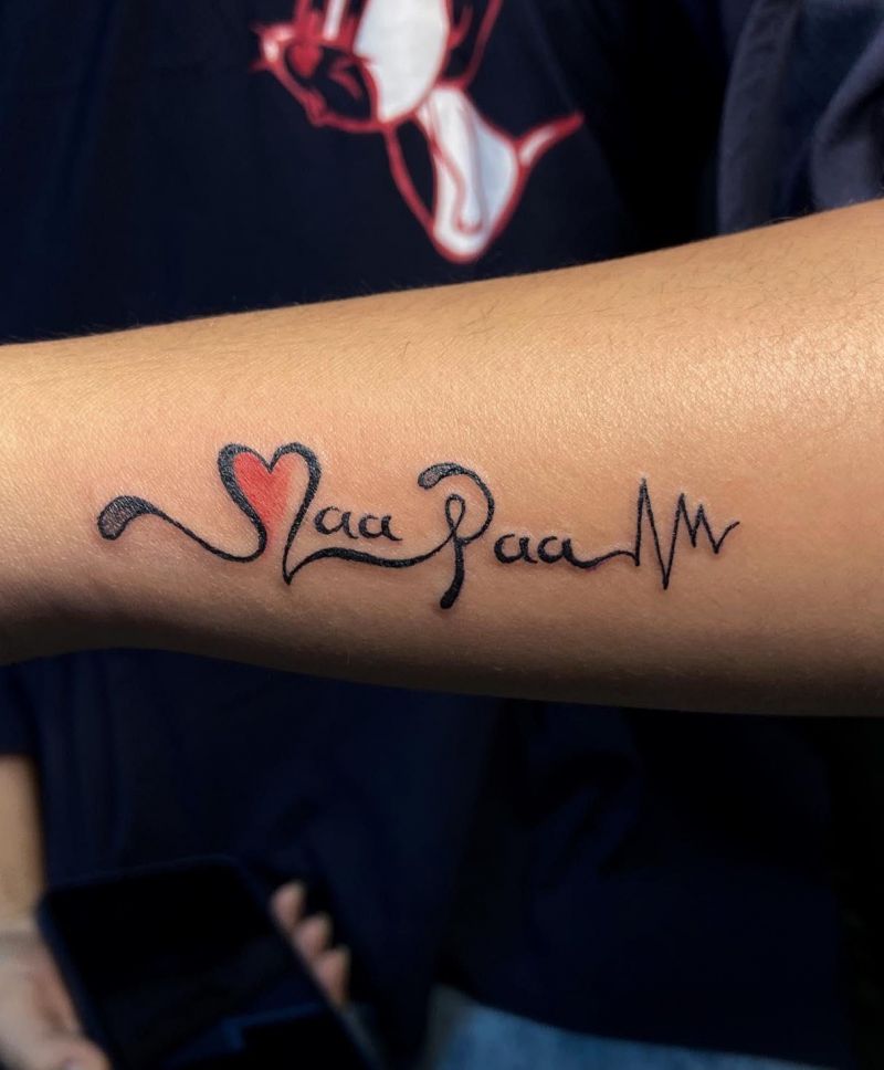 30 Great Mom Dad Tattoos For Your Inspiration