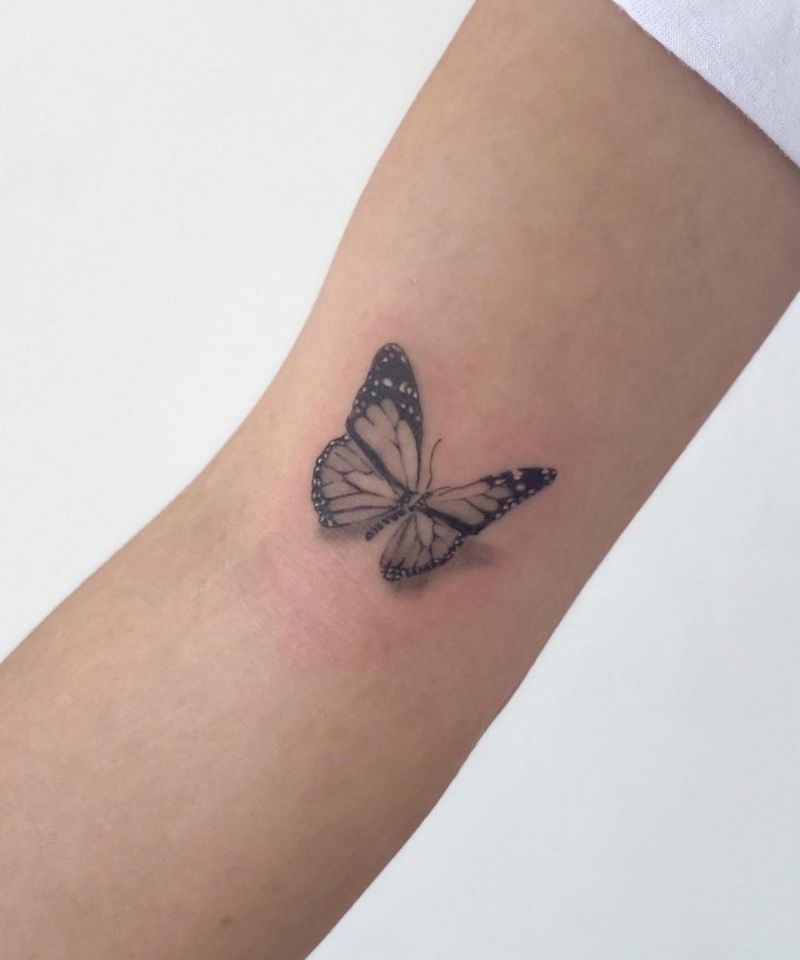 30 Pretty Monarch Butterfly Tattoos for Your Next Ink