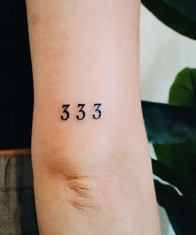 30 Unique 333 Tattoos You Can Copy