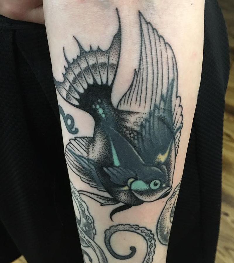 30 Pretty Angelfish Tattoos You Will Love