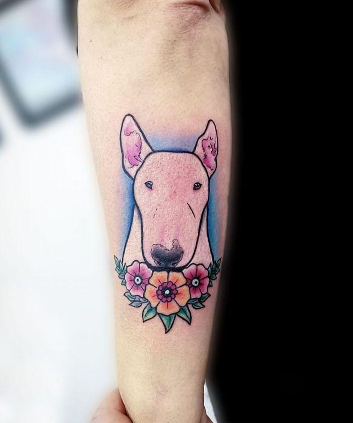 30 Unique Bull Terrier Tattoos You Must Love