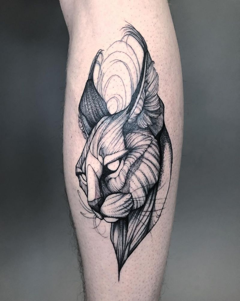 30 Awesome Caracal Tattoos You Can Copy