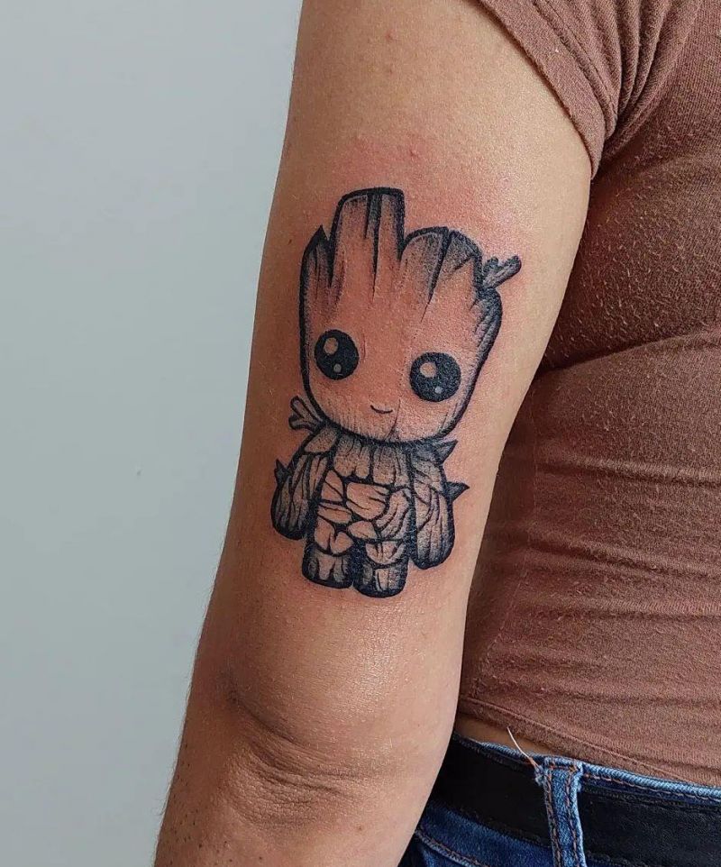 30 Awesome Groot Tattoos You Can Copy