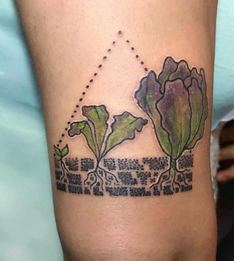 16 Unique Lettuce Tattoos You Can Copy