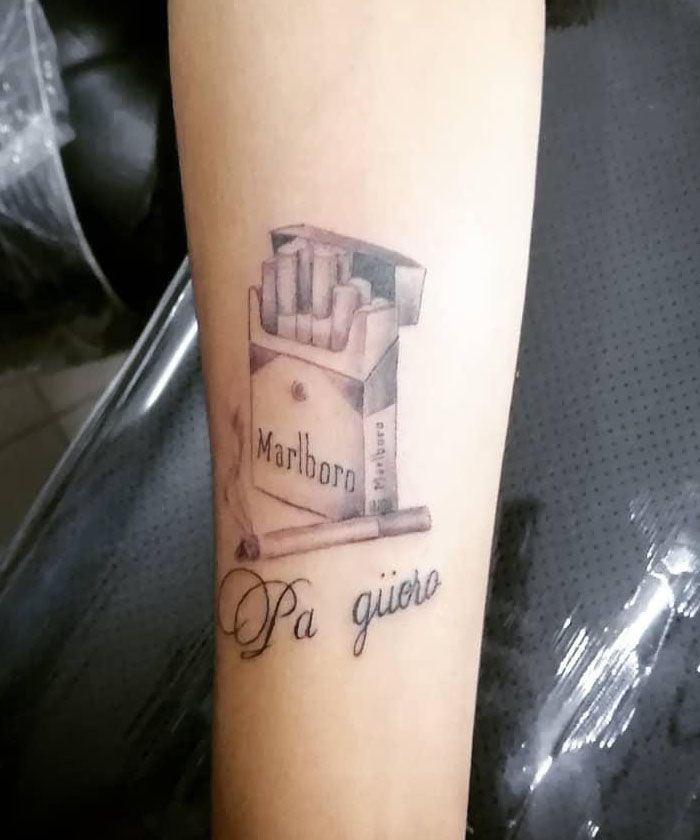 30 Unique Marlboro Tattoos You Will Love