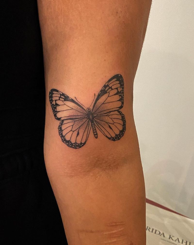 30 Pretty Monarch Butterfly Tattoos for Your Next Ink