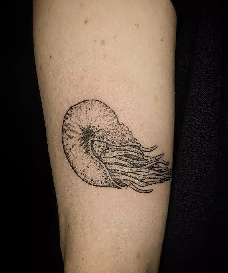 30 Awesome Nautilus Tattoos for Your Next Ink