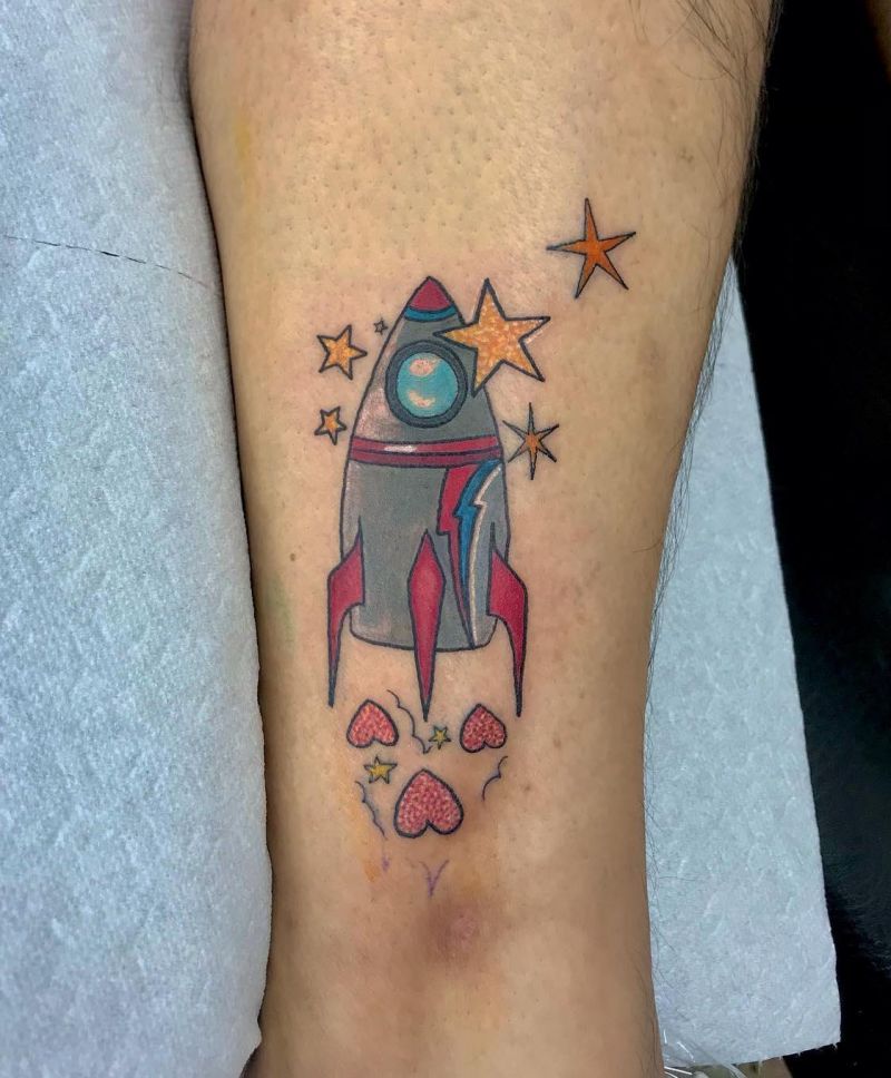 30 Gorgeous Spaceship Tattoos Make You Attractive