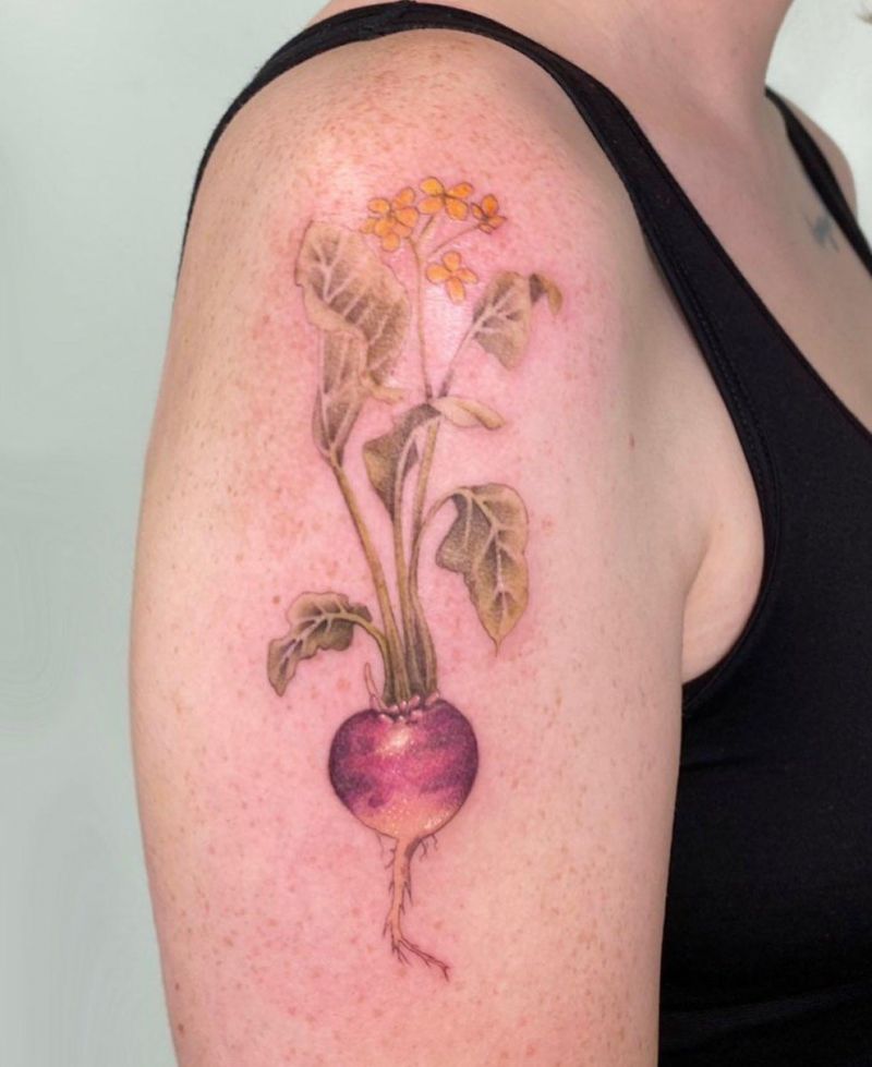 30 Unique Turnip Tattoos You Can Copy