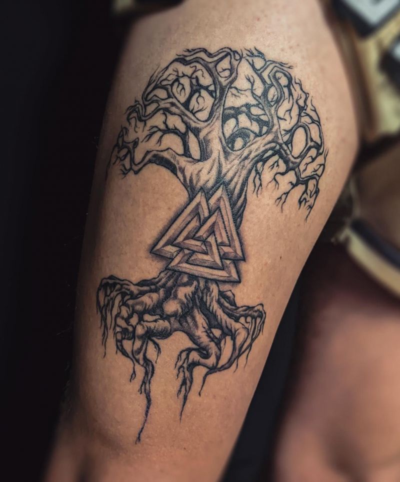 30 Awesome Yggdrasil Tattoos You Will Love