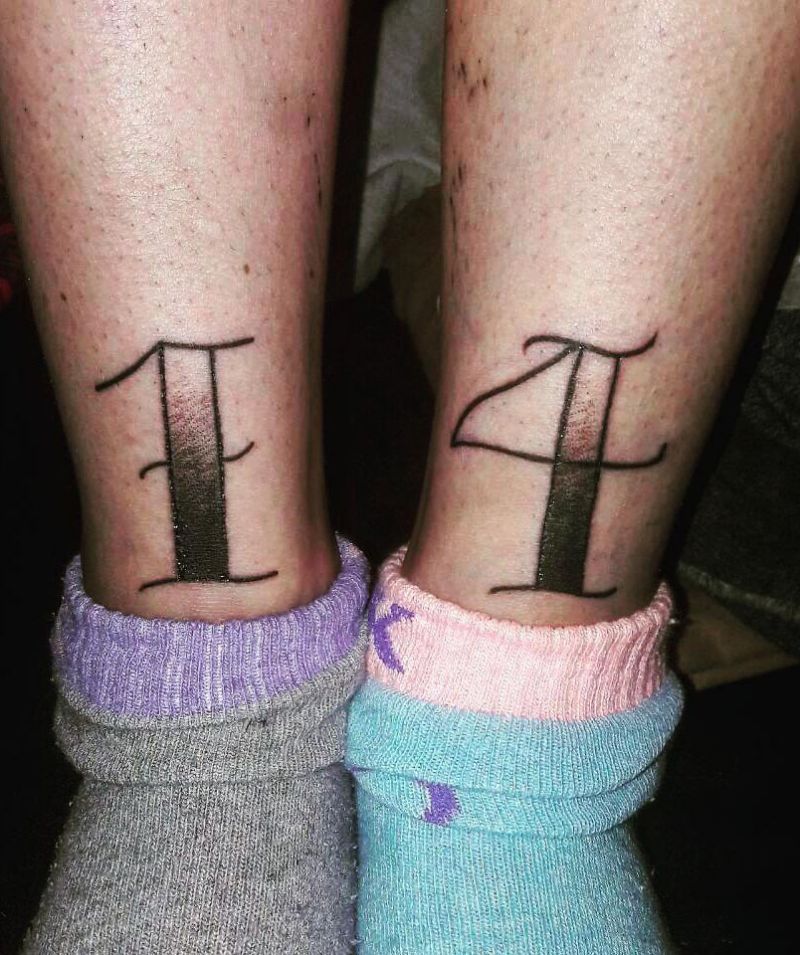 20 Unique 14 Tattoos You Will Love