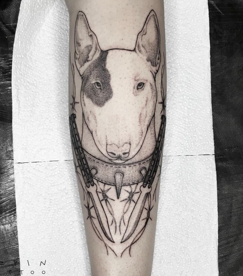 30 Unique Bull Terrier Tattoos You Must Love