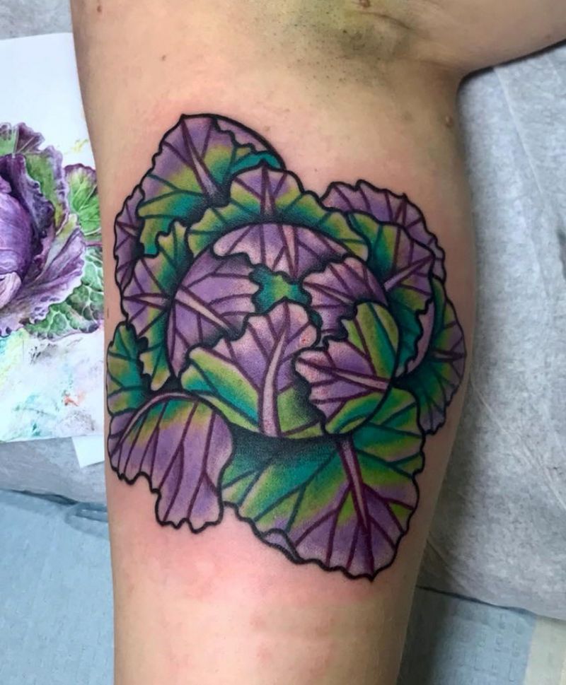 30 Unique Cabbage Tattoos You Can Copy