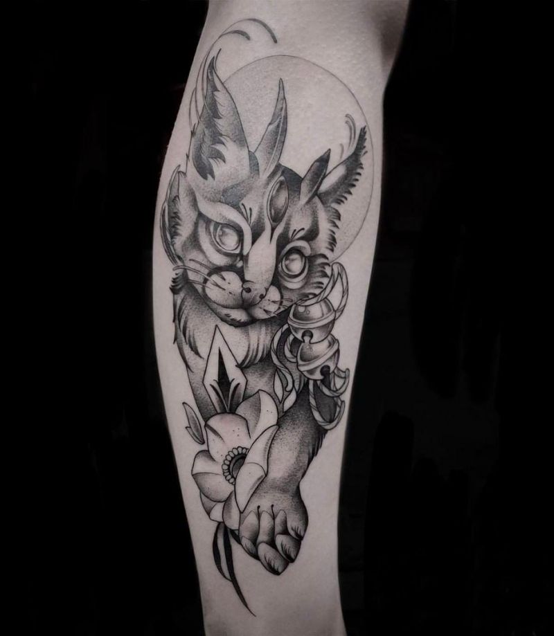 30 Awesome Caracal Tattoos You Can Copy