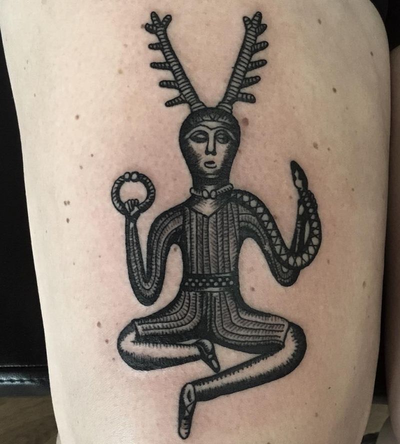 30 Awesome Cernunnos Tattoos You Must Try