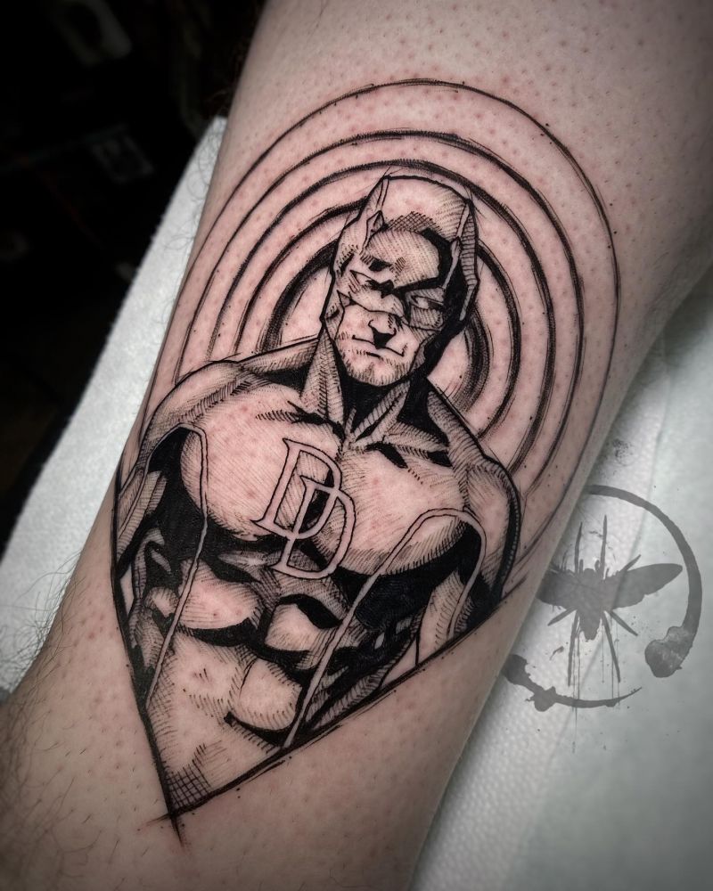 30 Unique Daredevil Tattoos for Your Next Ink