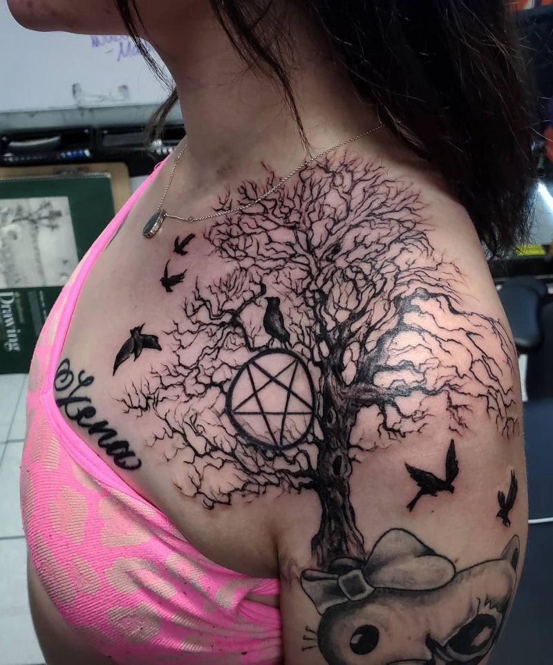 30 Unique Dead Tree Tattoos You Will Love