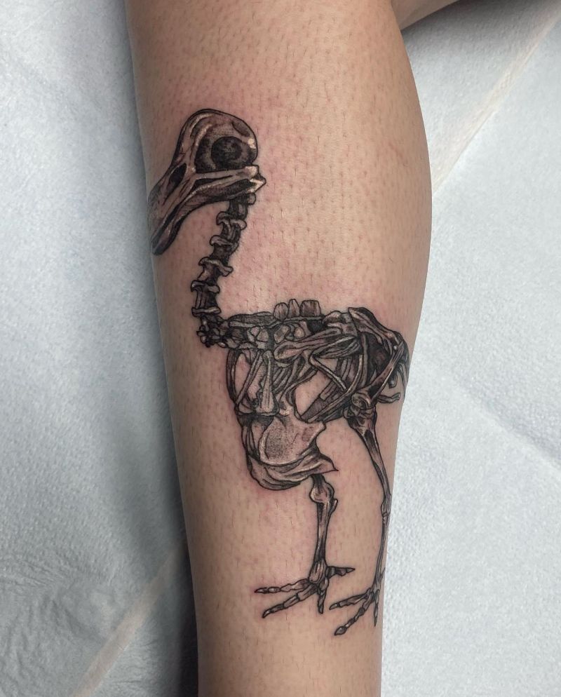 30 Awesome Dodo Tattoos You Will Love