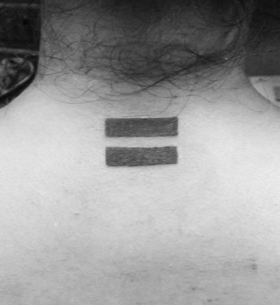 20 Unique Equal Sign Tattoos You Can Copy