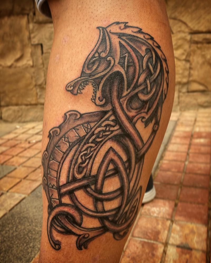 30 Awesome Fenrir Tattoos You Must Love