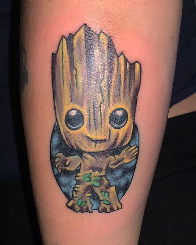 30 Awesome Groot Tattoos You Can Copy