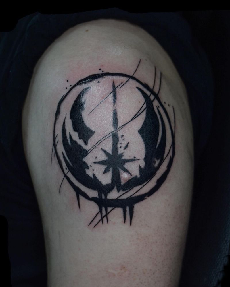 30 Amazing Jedi Order Tattoos to Inspire You