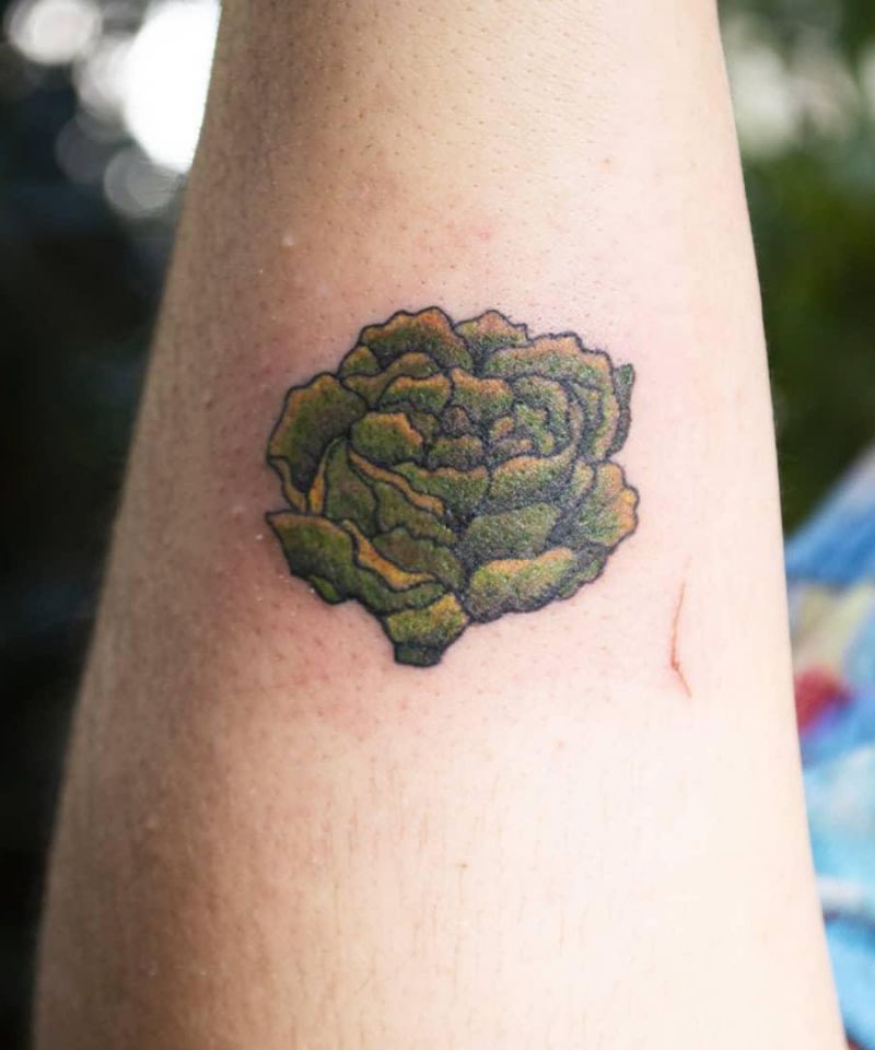 16 Unique Lettuce Tattoos You Can Copy