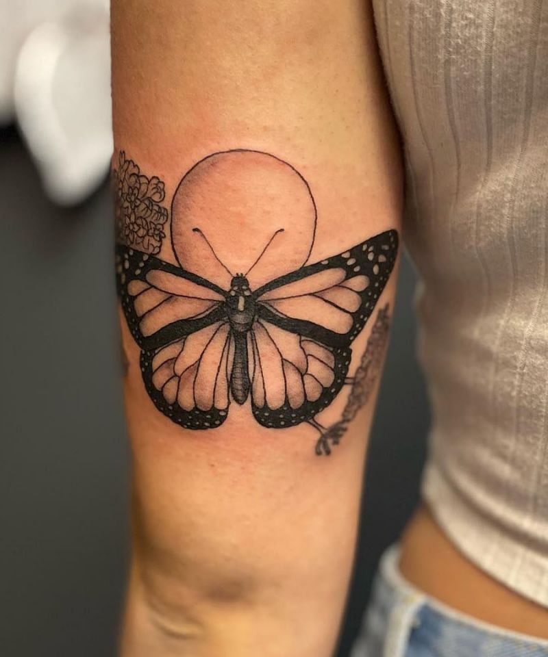 30 Pretty Monarch Butterfly Tattoos for Your Next Ink