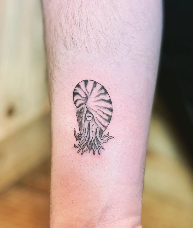 30 Awesome Nautilus Tattoos for Your Next Ink