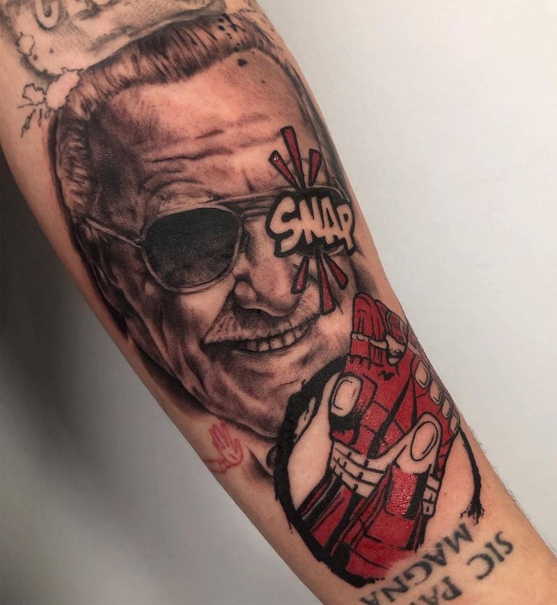 30 Awesome Stan Lee Tattoos to Inspire You