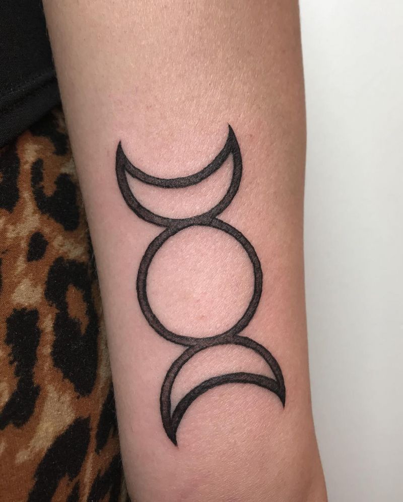 30 Awesome Triple Goddess Tattoos to Inspire You