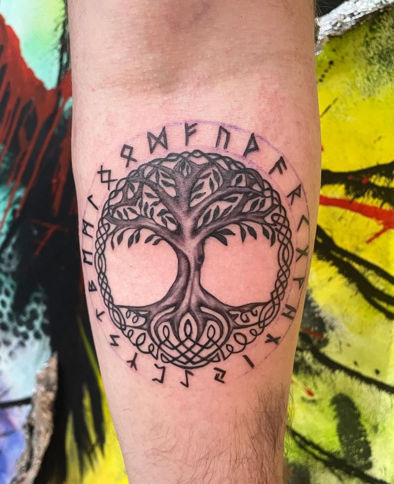 30 Awesome Yggdrasil Tattoos You Will Love