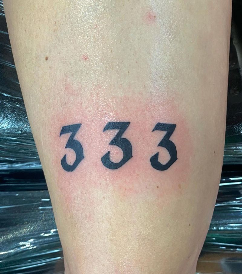 30 Unique 333 Tattoos You Can Copy