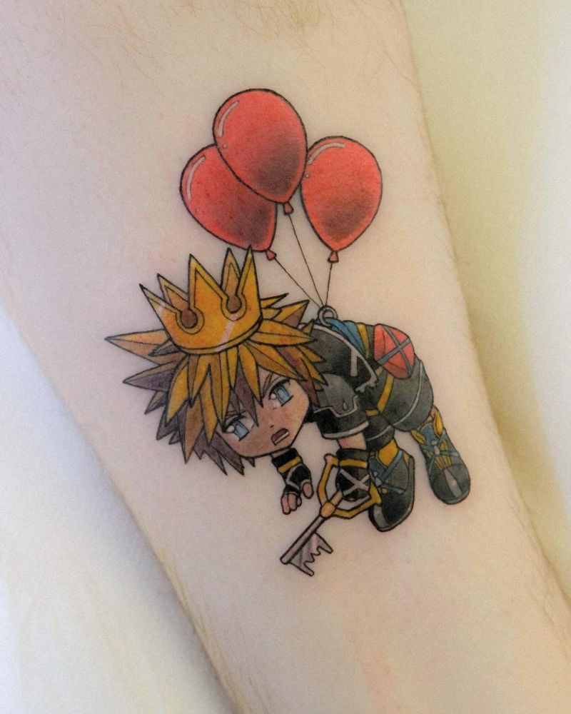 30 Unique Kingdom Hearts Tattoos You Will Love