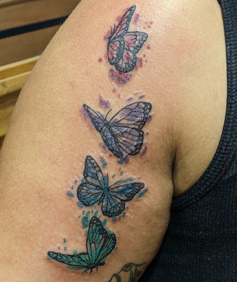 30 Pretty Monarch Butterfly Tattoos for Your Next Ink