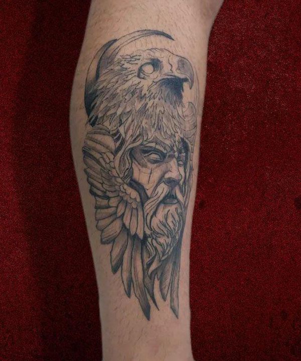 30 Awesome Odin Tattoos You Must Love