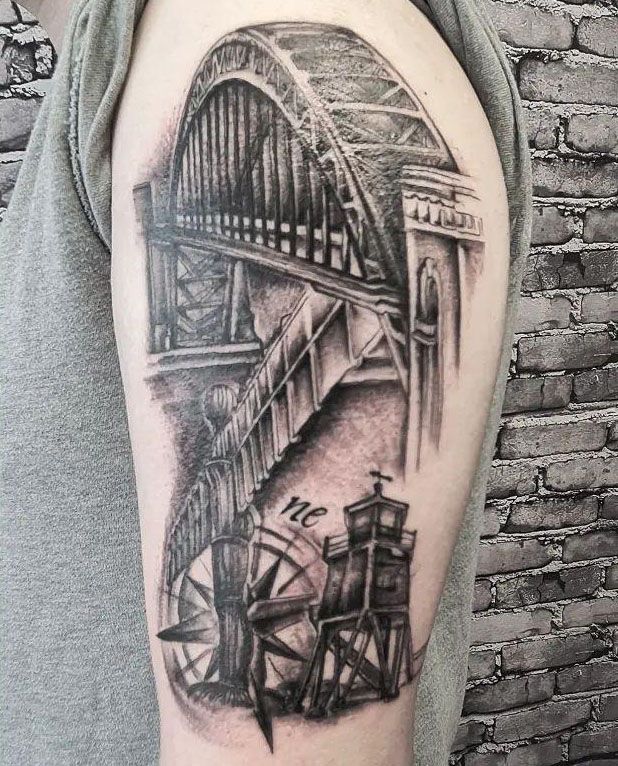 15 Awesome Tyne Bridge Tattoos You Will Love