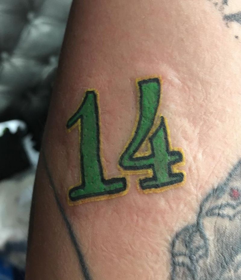 20 Unique 14 Tattoos You Will Love