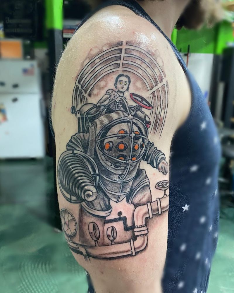 30 Unique Bioshock Tattoos You Must Love