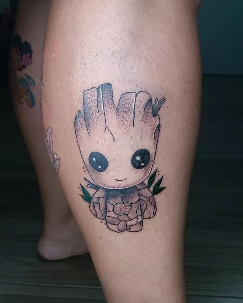 30 Awesome Groot Tattoos You Can Copy