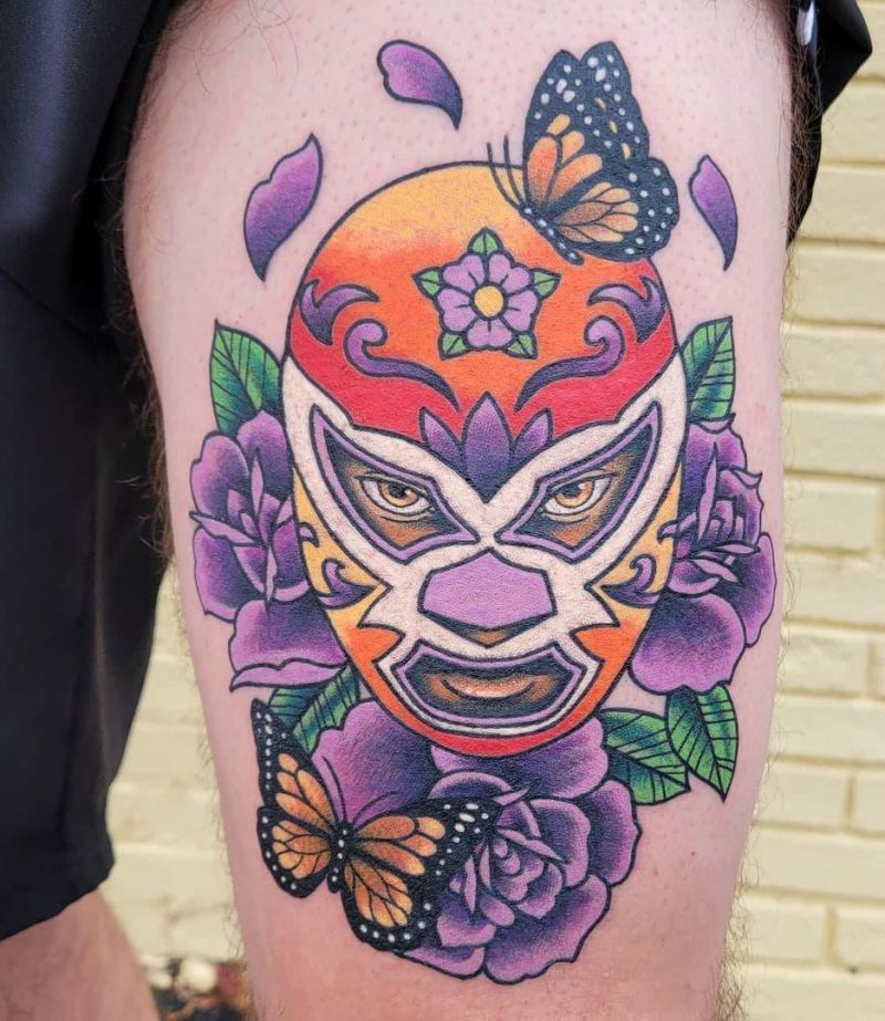 30 Unique Luchador Tattoos for Your Inspiration