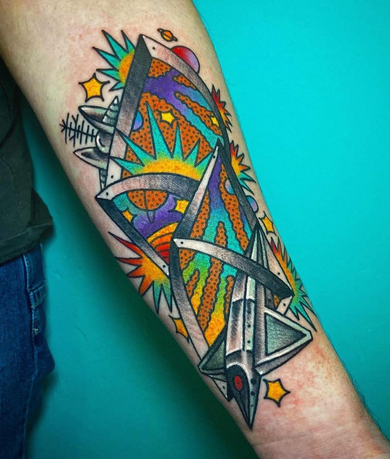 30 Gorgeous Spaceship Tattoos Make You Attractive