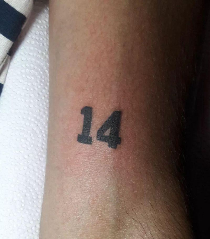 20 Unique 14 Tattoos You Will Love