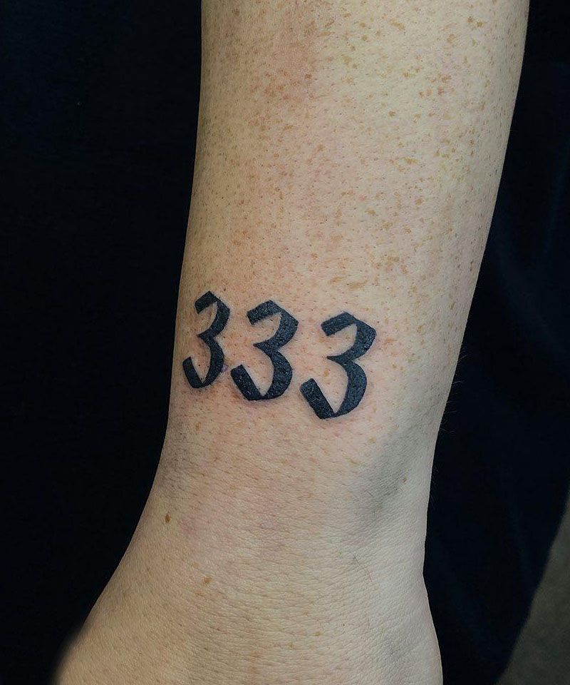 30 Unique 333 Tattoos You Can Copy